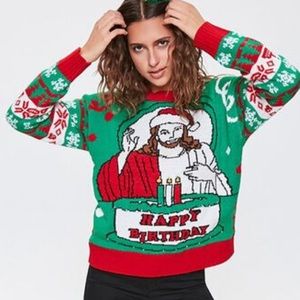 Happy Birthday Jesus sweater